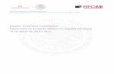 caratula marzo 2013 y 2012 - Fideicomiso de Fomento Minero · total del resultado integral de financiamiento 7,148,000 (29,406,000) participaciÓn de los resultados de compaÑÍa