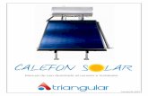 Manual de uso destinado al usuario e instalador - Triangulartriangularsa.com.ar/files/productos/manuales/manual-calefon-solar.pdf · 9El sistema debe ser llevado parte por partes