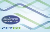 CATÁLOGO GENERAL DE PRODUCTOS - zeyco.com · Para la elaboración de carillas, coronas, puentes e incrustaciones provisionales. Ventajas: • Excelente dureza, ajuste y adaptabilidad.