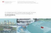 Cooperación Internacional Suiza: Contexto y Marco Estratégico Colombia · de paz o de una adhesión a la Organización para la Cooperación y el Desarrollo Económicos (OCDE). ...