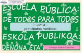principales medidas LOMCEdocentes.educacion.navarra.es/fmorenot/orokorrak/PDF/charla_LOMCE... · y 25/2015 currículo básico del Bachillerato en la Comunidad Foral de Navarra. »