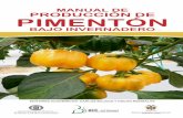 Manual de producción de pimentón bajo invernaderouniversidadagricola.com/wp-content/uploads/2018/05/Manual-de... · EJEMPLO: DETERMINACIÓN NECESIDADES DE RIEGO DEL CULTIVO .71
