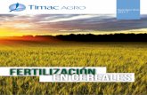 FERTILIZACIÓN EN CEREALES - timacagro.es · nutrición y el crecimiento de los cereales. 10 Fertilización en Cereales Septiembre 2017 NITRÓGENO ... lavado (0-40 cm de suelo) arenoso