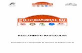 reglamento - TRAMO.COM - CANTABRIA · • El reglamento general de Cantabria. ... El “IX Rallye Ribamontán al Mar-1000 ... (Art.254.6.1 Anexo J y dibujo 254-4). Los vehículos