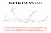 SHERPA 2 - kuatonline.com · • Ponga la tijera de la llanta frontal del lado de los brazos ... • No utilice guardabarros bicicleta de neumáticos delanteros con ... ensamblaje