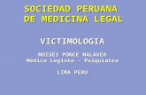 Sin título de diapositiva - Facultad de Derecho - Universidad de San Martín de … · PPT file · Web view2009-05-21 · PERCEPCION DE LA VICTIMA POR EL CRIMINAL SIMILITUDES DEL