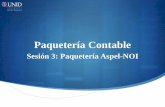Paquetería Contable - moodle2.unid.edu.mxmoodle2.unid.edu.mx/dts_cursos_mdl/lic/FEL/PC/S03/PC03_Visual.pdf · ( AE CAJA (PROD (NOI (BAÑco a paquetería contable tiene como objeto