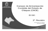 Consejo de Armonización Contable del Estado de Chiapas (CACE) · 6.Estado Analítico del Ejercicio del Presupuesto de Egresos Detallado a) Clasificación por Objeto del Gasto b)