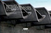 Vol. 5/2015 Anes Al de investigAción en ArquitecturA · en este nuevo número contamos con el valioso aporte de investigadores ... Ana Paula rial indaga sobre las búsquedas paisajísticas