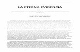 LA ETERNA EVIDENCIA - datelobueno.comdatelobueno.com/wp-content/uploads/2014/05/La-eterna-evidencia.pdf · UNA PRESENTACIÓN DE LA ENSEÑANZA ADVAITA PARA PERSONAS AJENAS AL MERCADO