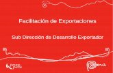 Facilitación de Exportaciones - SIICEX · • Certificaciones orgánicas y de comercio justo ... • Negociaciones internacionales. • Talleres de formación de catadores Q graders