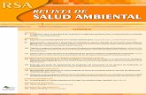 Revista de Salud Ambiental 12 (2) 2012 - ojs.diffundit.comojs.diffundit.com/public/journals/2/issues/rsa.12.2.2012.pdf · la sanidad ambiental y disciplinas relacionadas como son