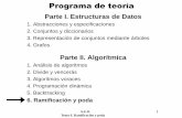 Programa de teoría - Presentación - Universidad de Murciadis.um.es/~nmarin/transparencias-ramificacion-y-poda-AED-II.pdf · A.E.D. 1 Tema 6. Ramificación y poda Programa de teoría