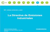 La Directiva de Emisiones Industriales - conama.org 2016/1998972647... · contaminación de la atmósfera, ... 12 Conservación de la madera . ... • Tratamiento y gestión de aguas