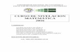UNIVERSIDAD NACIONAL DE CATAMARCA FACULTAD DE …exactas.unca.edu.ar/ingres/2016/mat-1-2016.pdf · velocidad en km/s, m/h y km/h. NOTACION CIENTIFICA. PREFIJOS DE UNIDADES. Resulta