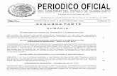 PERIODICO OFICIAL 18 DE ENERO - 2018 … OFICIAL 18 DE ENERO - 2018 PAGINA 1 Fundado el 14 de Enero de 1877 Registrado en la Administración de Correos el 1o. de Marzo de 1924 GUANAJUATO,