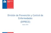 División de Prevención y Control de Enfermedades (DIPRECE)³n... · inciden en el logro de los objetivos de los programas y el estado de salud de la población chilena. Sus productos