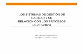 Presentaci n Sistemas de Gesti n de Calidadarchivo.ucr.ac.cr/cau/Presentaciones convivios/docus/Charla II V.pdf · definir la cantidad de documentación necesaria para el sistema