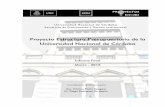 Proyecto Estructura Presupuestaria de la Universidad ... · Proyecto Estructura Presupuestaria de la Universidad Nacional de Córdoba ... CONTENIDO INFORME FINAL 1. DATOS DEL PROYECTO