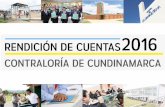RENDICIÓN DE CUEN TAS 2016 - …contraloriadecundinamarca.gov.co/images/banners/documentos-prensa/... · ordenamiento territorial - EOT o POT. Uso racional de la energía Comparendo