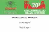 Módulo 2: Demanda Habitacional Guido Valdivia/arc/20170511095638.pdf · Proyecto Multifamiliar de Vivienda Social, ... influyendo en el mercado de vivienda. Una ONG peruana utilizó