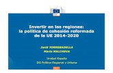 Invertir en las regiones: la política de cohesión ... · Total de asignaciones de política de cohesión de la UE 2014-2020* (miles de millones de €, ... • Normas de subvencionabilidad.