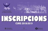 Escola Municipal de Música de Súria INSCRIPCIONS CURS … 13/2018-05-02-full-dinscripcions... · Grup de guitarra folk. Grup de guitarres. Grup de melòdiques. Grup de percussió.