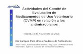 Actividades del Comité de Evaluación de Medicamentos de ... · Cinética de muerte bacteriana/Efecto post-antibiótico ... efecto potencialmente negativos en el tratamiento de infecciones