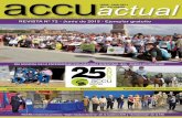 Revista Accu Actual - Asociación de Enfermos de Crohn y ... · Los días 5 y 6 de febrero acudimos al v Workshop Probióticos, Prebióticos y Salud en el Auditorio Oviedo, invitados