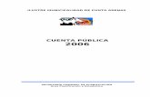 CUENTA PÚBLICA 2006 - puntaarenas.cl Pública 2006 Parte 1.pdf · ... incorporada en el Plan Estratégico Municipal y formulada para el ... 32 INVERSIÓN FINANCIERA 0 0 ... Contabilidad