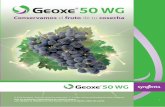 Geoxe que infectan a la planta: 50WG Inhibición de la ... · Eficacia en laboratorio contra Aspergillus y Penicillium Inhibición de la germinación de esporas Inhibición del crecimiento