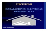 INSTALACIONES ELÉCTRICAS RESIDENCIALES - cetarq.com · Instalaciones eléctricas residenciales. FASES DEL PROYECTO PLANEAMIENTO - Estimativo preliminar de carga - Disponibilidad