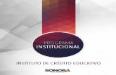 Programa Institucional del Instituto de Crédito Educativo ... · únicamente la realidad regional, estatal o nacional, sino también la realidad de las ... 2 OCDE, Panorama de la