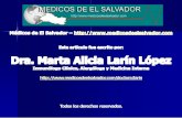 Dra. Marta Alicia Larín López - medicosdeelsalvador.com · descarga retronasal ... Epistaxis espontánea ...