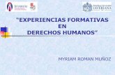 “EXPERIENCIAS FORMATIVAS EN DERECHOS HUMANOS”centroderecursos.alboan.org/ebooks/0000/0749/6_ROM_EXP.pdf · y local, la realización de los Derechos Humanos . b. Estrategias Pedagógicas
