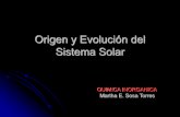 Origen y Evolución del Sistema Solar - depa.fquim.unam.mxdepa.fquim.unam.mx/amyd/archivero/_23045.pdf · Las reacciones finalmente cesaron cuando dejaron de producirse pares electrón-positrón