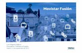 Movistar Movistar Fusión Fusión - Economía Digital · MultiSIM +3 € /mes 500 min voz ... Impuestos 11,1969 € • Llamadas a Fijos Nacionales Base Imponible ... Domicilio de