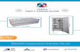 TARIFA FRÍO Y CONGELACIÓN - Refrimak Hosteleria, S.L ...refrimak.com/wp-content/uploads/2014/07/catalogo-Frio-Congelacion... · condensador de arranque y trabajo 4 ruedas pivotantes