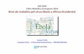 ASP-BCN Taller Malalties Emergents 2014 Brot de malaltia ...³n-Taller... · Taller Malalties Emergents 2014 ... Epidemia de Malaltia per Virus Ebola a Africa Occidental, 2014 Perquèaquesta