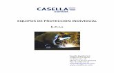 EQUIPOS DE PROTECCIÓN INDIVIDUAL E.P.I - casella-es.comcasella-es.com/wp-content/uploads/2015/04/Manual-EPIs-Casella.pdf · 10.3 Propiedades de resistencia química de las barreras