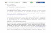 I.- IDENTIFICACIÓN Título del proyecto · EL SISTEMA DE LA FOSA DE ... identificación del fitoplancton y zooplancton en los laboratorios de ... y se ha invertido en compra de insumos