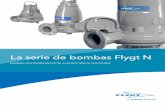 La serie de bombas Flygt N N_Esp.pdf · La alta eficiencia de las bombas Flygt N se mantiene a lo largo ... comparación con las secciones hidráulicas estándar de fundición de