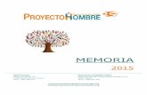 MEMORIA - PROYECTO HOMBRE PROVINCIA DE CÁDIZproyectohombreprovinciacadiz.org/memorias/pdf/Memoria_2015.pdf · Este programa se realiza con el objetivo de que el máximo de personas