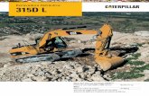 Excavadora Hidráulica 315D L - sanmarmp.comsanmarmp.com/wp-content/uploads/2016/09/315DL-.pdf · la excavadora hidráulica le ayudará a aumentar la productividad y a reducir sus