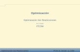 Optimización Sin Restricciones - cb.mty.itesm.mxcb.mty.itesm.mx/materias/ma4011/materiales/a130-14.pdf · optimización de funciones en una variable utilizando cálculo diferencial: