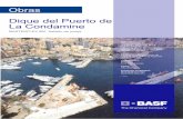 Obras Dique del Puerto de La Condamine - construmatica.com · Se estableció un procedimiento de trabajo específico para la obra, tanto para las fases de ensamblaje de la ... Llegada