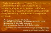 El Movimiento Acceso Abierto (Open Access) en Latinoamérica. Uneprints.rclis.org/7084/2/2005.10.22.Muela-Meza.ZM.1er.taller.E-LIS... · Provee un bosquejo histórico de la lucha