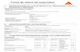 Ficha de datos de seguridad - generaladhesivos.com · por métodos para evaluar la exposición por inhalación a agentes químicos y la guía nacional de documentos por métodos para