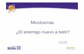Micotoxinas ¿El enemigo nuevo a batir? · Reglamento (CE) n° 32/2002 - Aflatoxina B 1 ! ... Recomendación (CE) n° 401/2006 ! En principio cualquier metodología de análisis puede