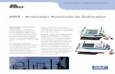 AWA – Analizador Avanzado de Bobinados - comulsa.pecomulsa.pe/catalogos/8-AWA_all_Esp.pdf · una sola unidad portátil, ... el sistema permite al operador un ... El control computarizado